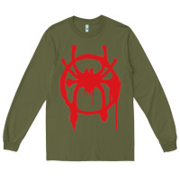 Army Green Into the Spider-Verse Long Sleeve Tee - StudioElite