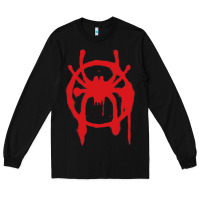 Black Into the Spider-Verse Long Sleeve Tee - StudioElite