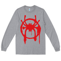 Heather Grey Into the Spider-Verse Long Sleeve Tee - StudioElite