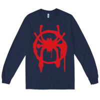 Navy Into the Spider-Verse Long Sleeve Tee - StudioElite