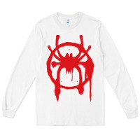 White Into the Spider-Verse Long Sleeve Tee - StudioElite