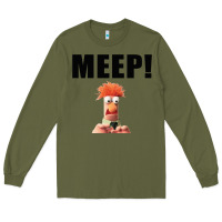 Army Green Beaker MEEP Long Sleeve Tee - StudioElite