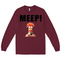 Burgundy Beaker MEEP Long Sleeve Tee - StudioElite