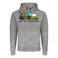 Cloud Rock Peace Love Cashmere Goat Vintage Hoodie - LillyAllenDesigns