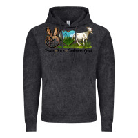 Vintage Black Peace Love Cashmere Goat Vintage Hoodie - LillyAllenDesigns