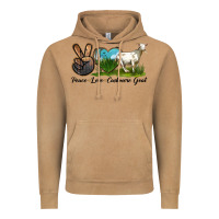 Vintage Camel Peace Love Cashmere Goat Vintage Hoodie - LillyAllenDesigns