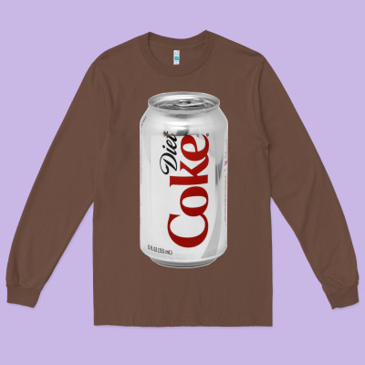 Diet Cola Long Sleeve Tee Designed By Studioelite