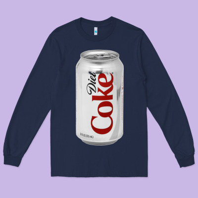 Diet Cola Long Sleeve Tee Designed By Studioelite