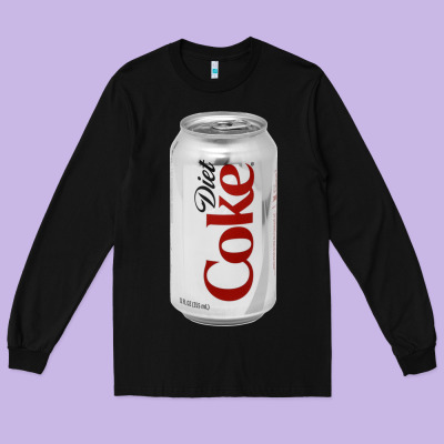 Diet Cola Long Sleeve Tee Designed By Studioelite
