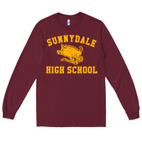 Burgundy high scool merch Long Sleeve Tee - StudioElite