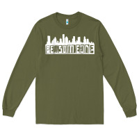 Army Green be someone h town houston texas skyline. t shirt Long Sleeve Tee - StudioElite