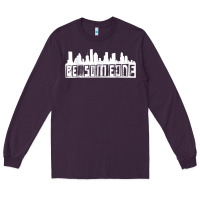 Plum be someone h town houston texas skyline. t shirt Long Sleeve Tee - StudioElite