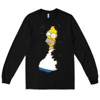 Black Homer In Hedges Classic Long Sleeve Tee - StudioElite
