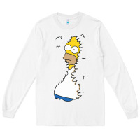 White Homer In Hedges Classic Long Sleeve Tee - StudioElite