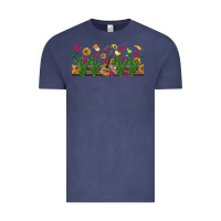 Vintage Denim mexican sombrero guitar rose cactus libbey  cup Vintage Tee - BundleAndBundleShop