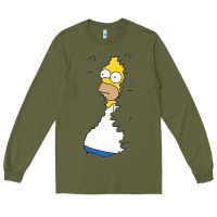 Army Green Homer In Hedges Classic Long Sleeve Tee - StudioElite