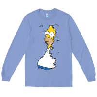 Colony Blue Homer In Hedges Classic Long Sleeve Tee - StudioElite