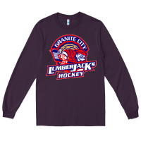 Plum granite city lumberjacks hockey Long Sleeve Tee - StudioElite