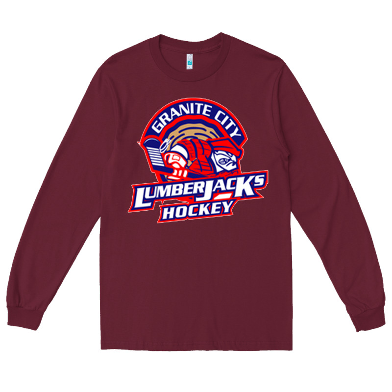 Granite City Lumberjacks Hockey Long Sleeve Tee by StudioElite | Teevron