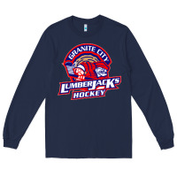 Navy granite city lumberjacks hockey Long Sleeve Tee - StudioElite