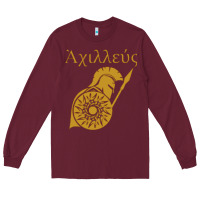 Burgundy achilles son of peleus Long Sleeve Tee - StudioElite