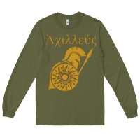 Army Green achilles son of peleus Long Sleeve Tee - StudioElite