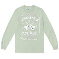 Matcha johnny cash man in black Long Sleeve Tee - StudioElite