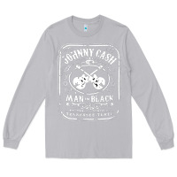 Moon Dust johnny cash man in black Long Sleeve Tee - StudioElite