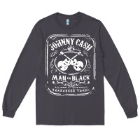 Smoke johnny cash man in black Long Sleeve Tee - StudioElite