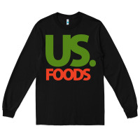Black us foods design Long Sleeve Tee - StudioElite