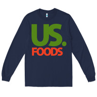 Navy us foods design Long Sleeve Tee - StudioElite