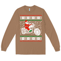 Toasted Coconut santa ridin motocycle Long Sleeve Tee - StudioElite
