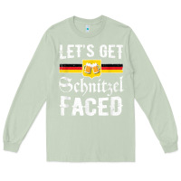 Matcha lets get schnitzel faced men women vintage oktoberfest t shirt Long Sleeve Tee - StudioElite
