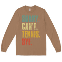 Toasted Coconut sorry can't tennis bye funny vintage retro tennis player t shirt Long Sleeve Tee - StudioElite