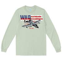 Matcha Military Airplane A-10 Warthog American Flag Long Sleeve Tee - StudioElite