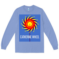 Colony Blue The Essential Design-(Catherine-Wheel) Long Sleeve Tee - StudioElite