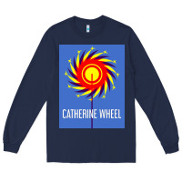 Navy The Essential Design-(Catherine-Wheel) Long Sleeve Tee - StudioElite