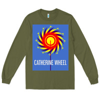Army Green The Essential Design-(Catherine-Wheel) Long Sleeve Tee - StudioElite
