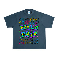 Midnight Navy Crew Field Trip Urban Heavy Tee - CowhideDigitalArt