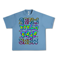 Pebble Blue Crew Field Trip Urban Heavy Tee - CowhideDigitalArt
