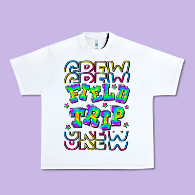 Crew Field Trip Urban Heavy Tee Designed By Cowhidedigitalart