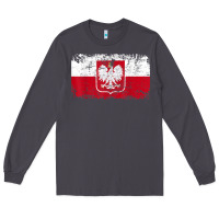 Smoke poland polska flag vintage  men women kids  poland t shirt Long Sleeve Tee - StudioElite