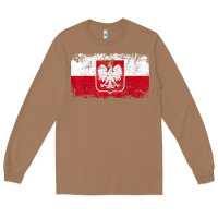 Toasted Coconut poland polska flag vintage  men women kids  poland t shirt Long Sleeve Tee - StudioElite