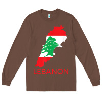 Lebanon Flag Cedar Tree Beirut Lebanese Arabic Arab Islam Long Sleeve Tee | Teevron