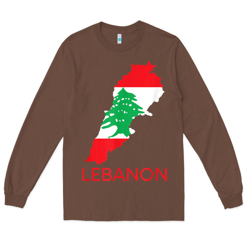 Lebanon Flag Cedar Tree Beirut Lebanese Arabic Arab Islam Long Sleeve Tee by StudioElite | Teevron