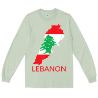 Matcha Lebanon Flag Cedar Tree Beirut Lebanese Arabic Arab Islam Long Sleeve Tee - StudioElite