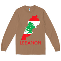 Toasted Coconut Lebanon Flag Cedar Tree Beirut Lebanese Arabic Arab Islam Long Sleeve Tee - StudioElite
