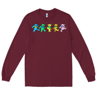Burgundy jerry's designer bears Long Sleeve Tee - StudioElite