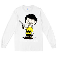 White charlie brownson Long Sleeve Tee - StudioElite
