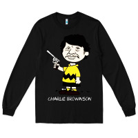 Black charlie brownson Long Sleeve Tee - StudioElite